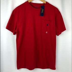 Polo Ralph Lauren Red Classic Tee - Size Small